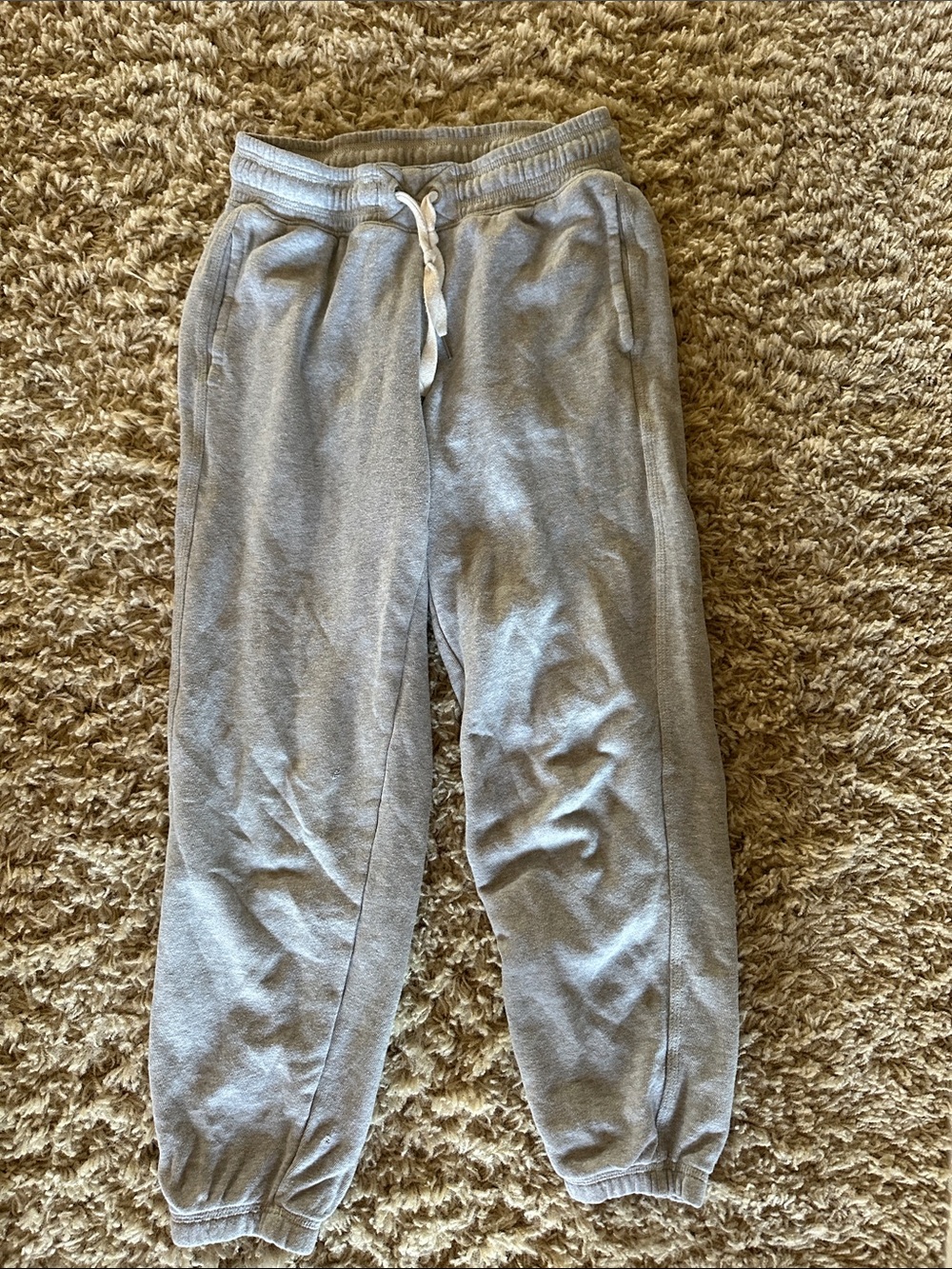 aerie Gray Drawstring Jogger Pants